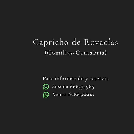 Capricho De Rovacias, Comillas, Cantabria 度假居 柯米拉斯